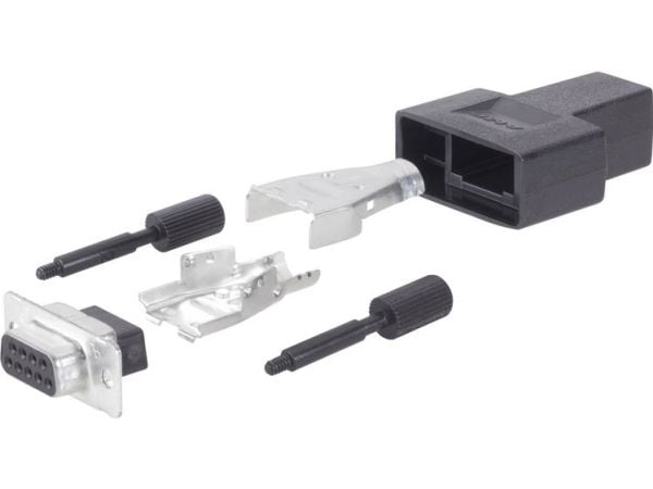 TE Connectivity 1658656-1, HD-20, musta, Uros, Suora, Nailon