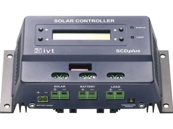 IVT SCDplus 25A solcelleladeregulator PWM 12 V, 24 V 25 A