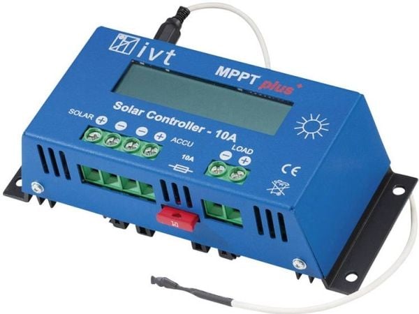 IVT MPPTplus 10A solcelleladeregulator MPPT 12 V, 24 V 10 A