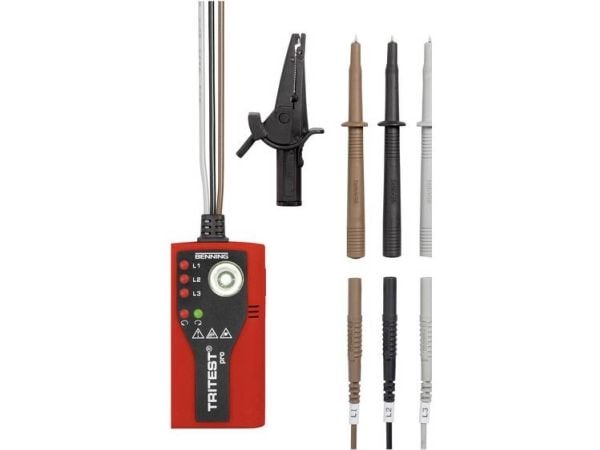 Benning TRITEST pro dreiende felt-måleinstrument CAT III 300 V LED