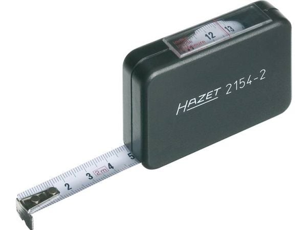 Hazet 2154-2 målebånd 2 m ABS-plast