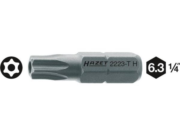 Hazet 2223-T15H 2223-T15H Torx-kärki TR 15 Laadukas teräs C 6,3 1 kpl