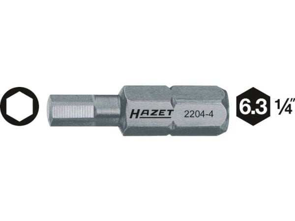 HAZET 2204-3, 1 stykker, Hexagon, 41 mm, Tyskland