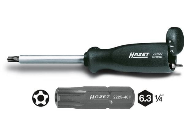 Hazet HAZET 5-Stjernet-bit 40 H Kvalitetsstål C 6.3 1 stk
