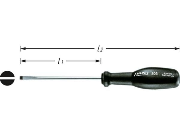 Hazet verkstedstrekkerbits spor – klinge-bredde 5,5 mm, klinge-lengde 125 mm