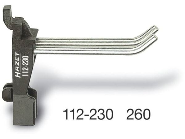 HAZET 112-230, Inne & Ute, Universalkrok, Sort, Sølv, 30 mm, 13 g, 1 stykker