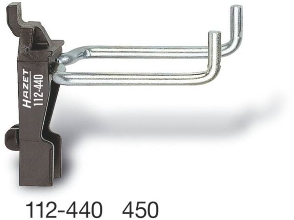 HAZET 112-450, Innendørs, Universalkrok, Sort, Sølv, 50 mm, 32 g, 1 stykker