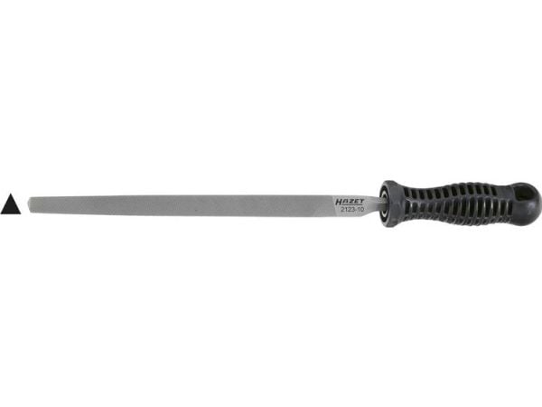 HAZET 2123-10, Fil, Flate mapper, 1. kutt, Plastikk, Svart, 331 g