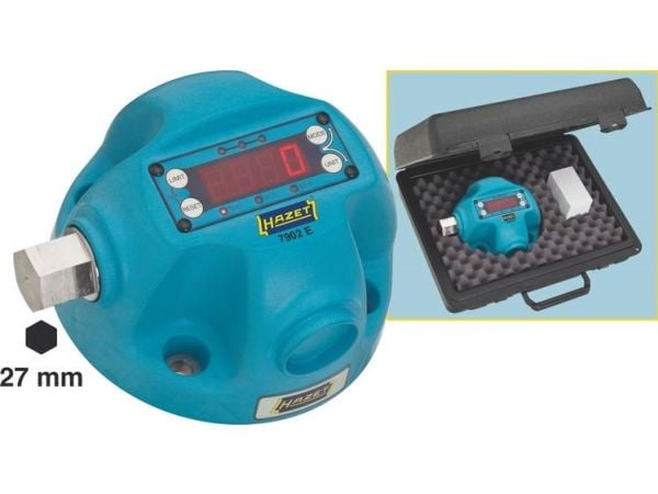 HAZET 7902E, Digital vridmomentadapter, Blå, Plast, Nm, 1000 nm, 1%