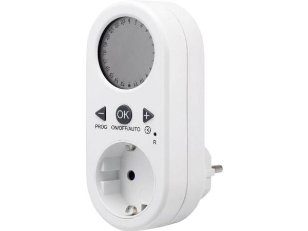 Renkforce EMT2500ET, Innendørs, Grå, Hvit, 230 V, 56 mm, 36 mm, 122 mm