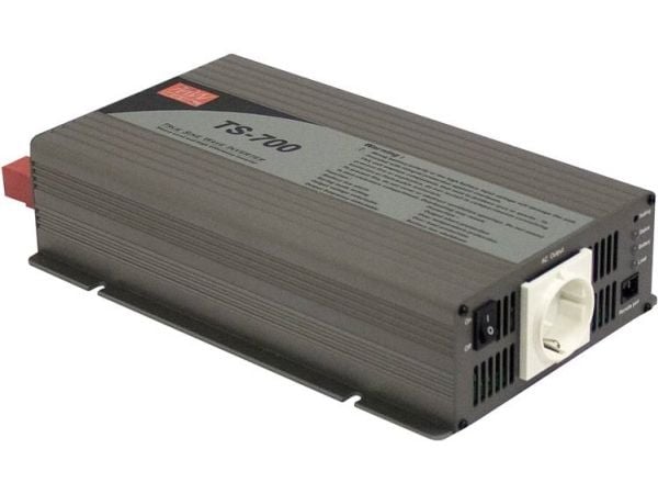 MEAN WELL TS-700-248B, Universell, 42 - 60 V, 700 W, 240 V, Svart, DC-to-AC