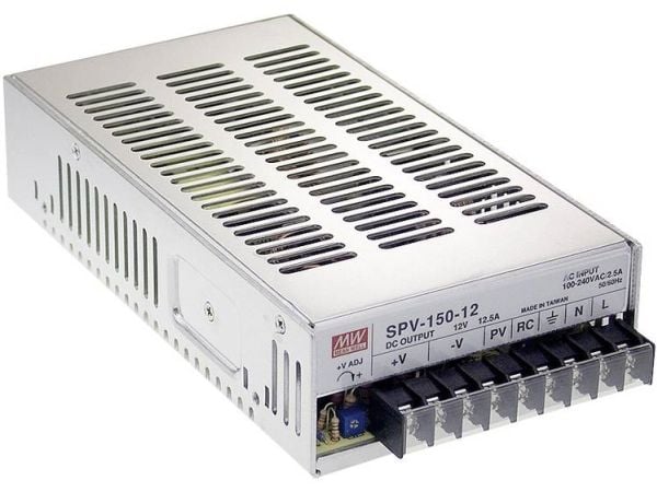 MEAN WELL SPV-150-24, 88 - 264 V, 150 W, 24 V, RoHS, 115 mm, 215 mm