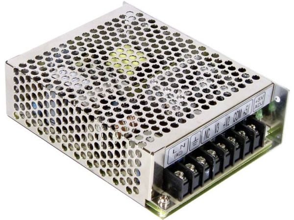 MEAN WELL RT-65B, 65 W, 88 - 264 V, Metallisk, RoHS, ITE EN/UL/IEC 60950, 98 mm