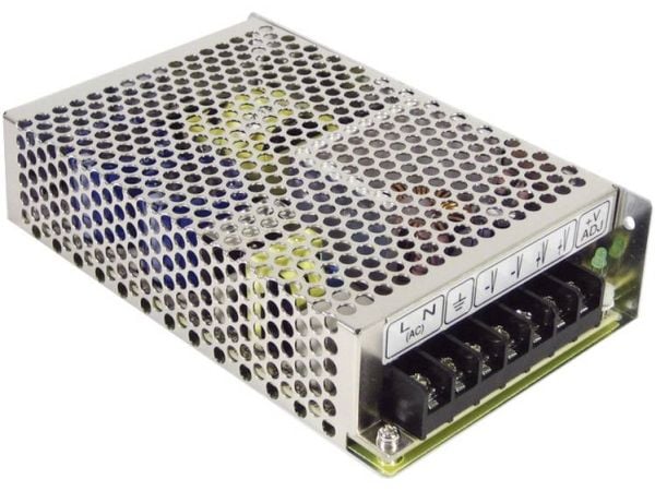 MEAN WELL RS-100, 80 W, 115 - 230 V, 47 - 63 hz, +5V, 16 A, 18 ms