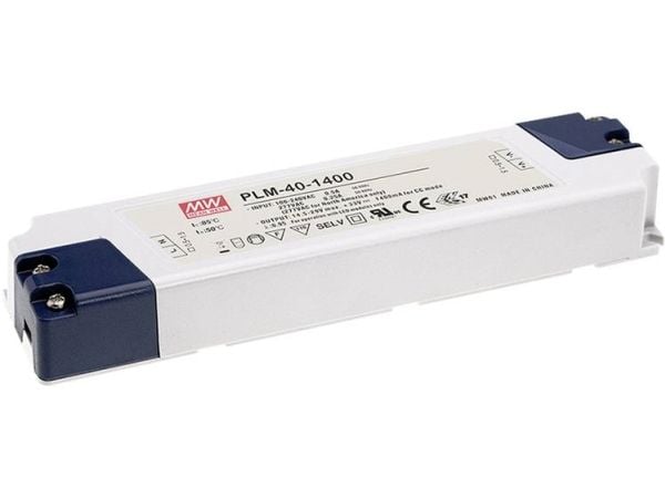 MEAN WELL PLM-25-700, 25,2 W, 110 - 295 V, 47 - 63 Hz, 0,3 A, aktiv, 86 %