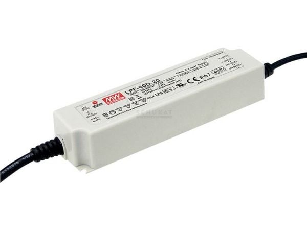 MEAN WELL LPF-40D-12, 40,08 W, 115 V, 47 - 63 Hz, 0,6 A, +12V,-12V, aktiv