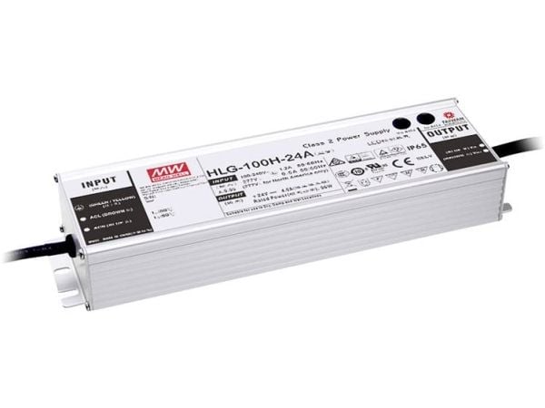 MEAN WELL HLG-100H-36B LED-drivare LED-transformator konstant spänning, konstant ström 95 W 2,65 A 18 - 36 V/DC kan dimras PFC-kopplingskrets