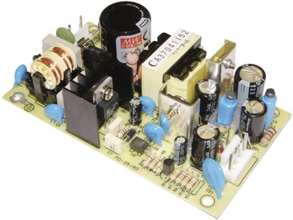 MEAN WELL PD-25A, 85 - 264 V, 25 W, 5 V, RoHS, 61 mm, 107 mm