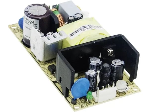 MEAN WELL EPS-45-5, 90 - 264 V, 45 W, 5 V, 8 A, RoHS, 50,8 mm