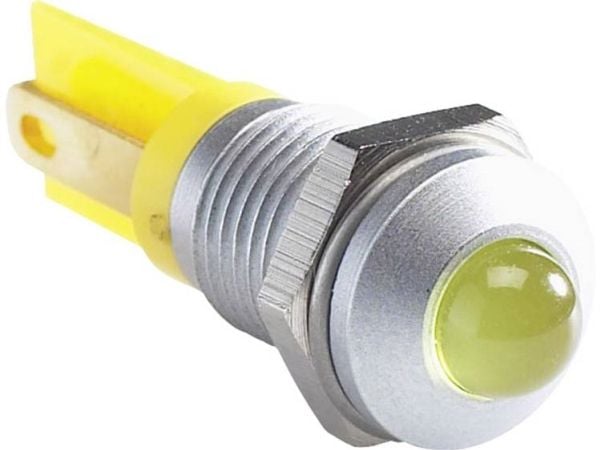 APEM Q8P1CXXY220E LED-merkkivalaisin Keltainen 230 V/AC Q8P1CXXY220E
