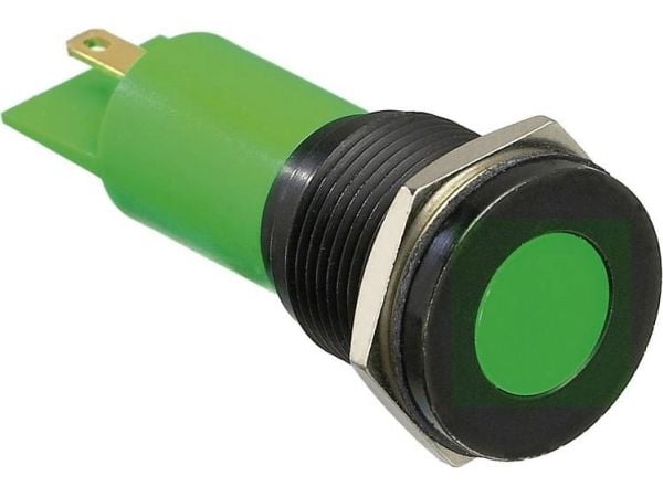 APEM Q16F1BXXG24E LED-signallampa Grön 24 V/DC