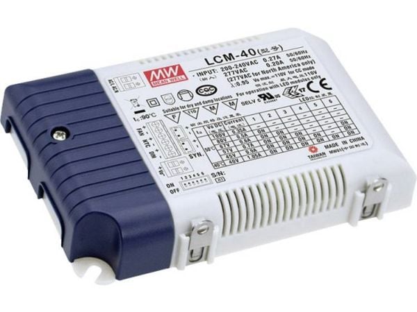 Mean Well LCM-40 Series LCM-40 - LED-driver - 40 watt - 1.05 A