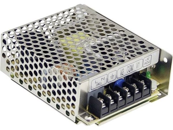MEAN WELL RS-35, 35 W, 115 - 230 V, 47 - 63 Hz, +5V, 7 A, 15 ms