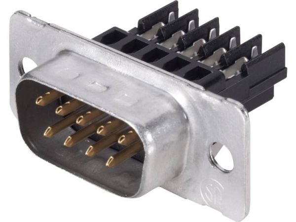 TE Connectivity AMPLIMITE HD-20 (HDE-20) 1-745492-8 D-SUB-stiftlist 9-polig skärklämma, crimp 1 st
