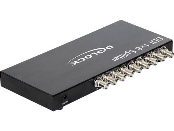 Delock - Videosplitter - 8 x 3G-SDI - stasjonær