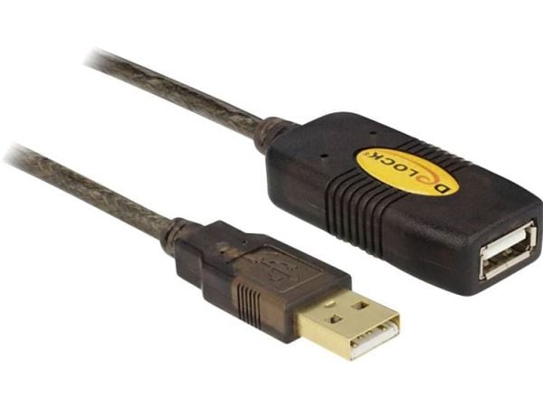 Delock Extension cable USB 2.0 - USB-forlengelseskabel - USB (hann) til USB (hunn) - 30 m - aktiv