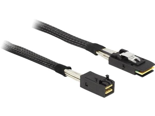 Delock - SAS intern kabel - SAS 6Gbit/s - 4 x Mini SAS HD (SFF-8643) til 36-pins 4i Mini MultiLane - 50 cm - låst