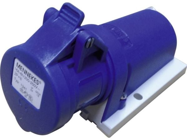 MENNEKES 1341, Suora, 230 V, Sininen, Valkoinen, IP44, 1 kpl