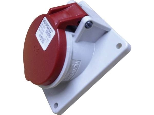 MENNEKES 3473, Suora, 400 V, Punainen, Valkoinen, IP44, 1 kpl
