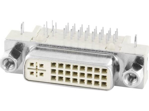 econ connect DVIAD1 DVI-kontakt for horisontal innbygging, pol: 29 beige (1 stk)