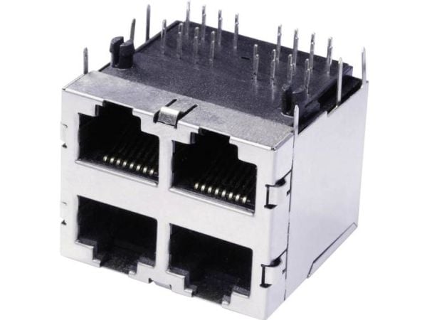econ connect 3022S2, RJ45, Satiini teräs, Messinki, Nikkeli, 40 mO, 1,5 A, 31,2 mm