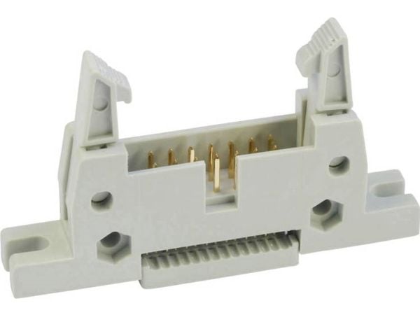 econ connect WS10SKVL, DIN 41651, Grå, Kopper, Termoplastisk polyester (PBT), 1000 V, 5000 mO, 3 A