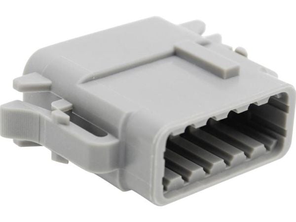 Amphenol ATM06-12SA, 7,5 A, Grå, ATM04-12PA* Receptacle, 2 cm