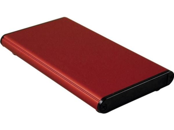 Hammond Electronics 1455A1202RD Profil-kabinet 120 x 70 x 12 Aluminium Rød 1 stk