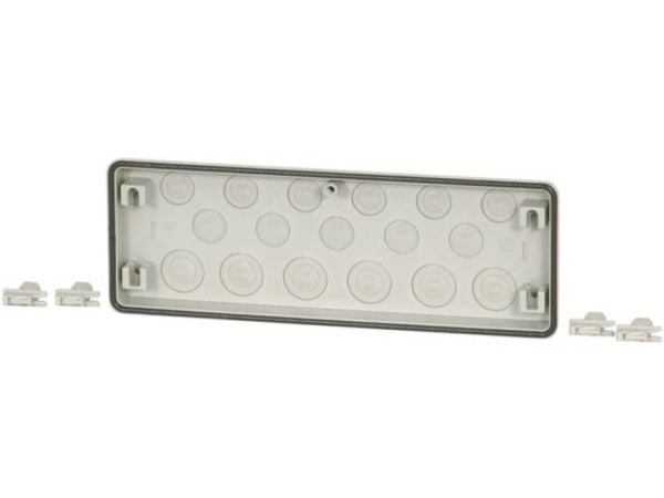Eaton FL4-3, Reunuksellinen sähkökotelo, Harmaa, Muovi, 329 mm, 23 mm, 116 mm