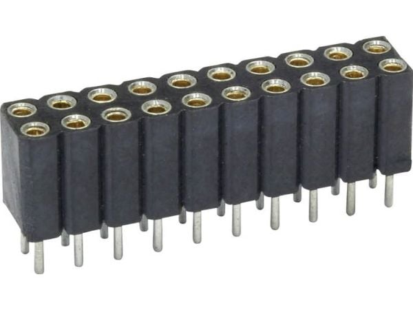 econ connect MP70D40, Sort, Messing, Kobber, Polyfenyylisulfidi (PPS), 4 mO, 60 V, 3 A, -40 - 105 °C