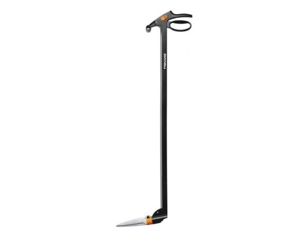 Fiskars 1000590, Pystyterät, Pitkä kahva, Suora terä, Musta, 1012 mm