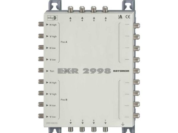 Kathrein EXR 2998, BNC, Metall, Metallisk, 900 g, 172 x 228 x 44 mm, 900 kg