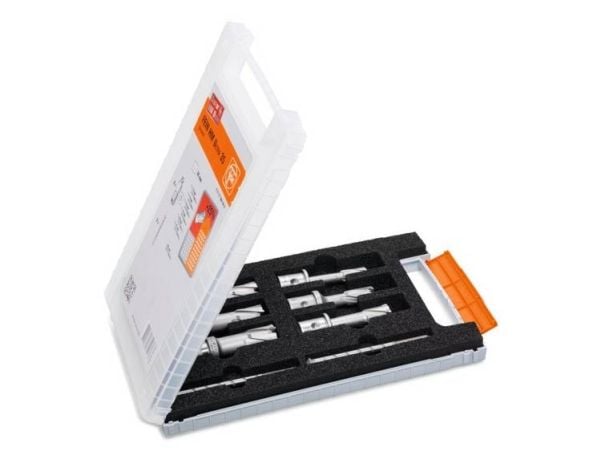 FEIN 63127086040, Drill, Drill bit set, Metall, 12, 14, 16, 18, 20, 22 mm, Grå, 6 stykker