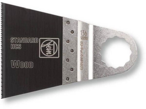 FEIN 63502136012, Sagblad, Plast, Tre, High Carbon Steel (HCS), 50 mm, 65 mm, 1 stykker