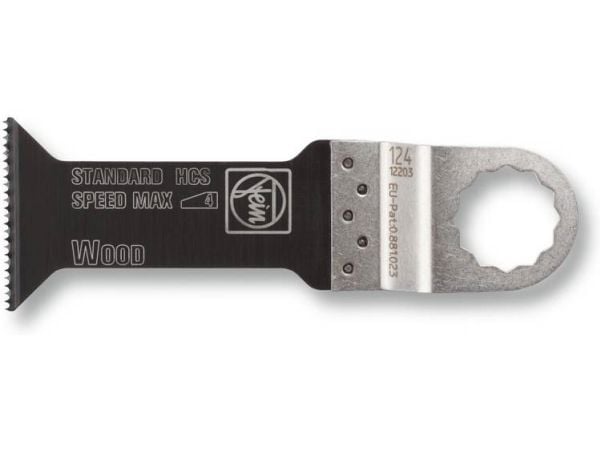 FEIN 63502124038, Sagblad, Plast, Tre, High Carbon Steel (HCS), 78 mm, 42 mm, 25 stykker
