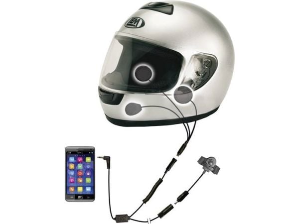 Albrecht SHS 300i 41935 headset med mikrofon, passer til integralhjelm