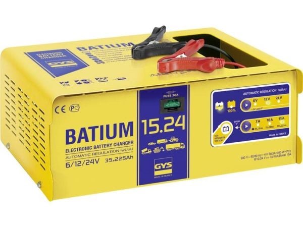 GYS automatisk lader BATIUM 15.24 6 V, 12 V, 24 V 22 A 22 A (024526)