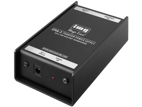 IMG Stage Line EMA-3, Mikrofoni, Sisätila, 18 V, 48 V, 0,25 A, +48V