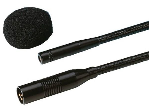 Monacor EMG-500P, 80 - 16000 Hz, 250 O, Kardioide, Koblet med ledninger (ikke trådløs), XLR-3, Sort