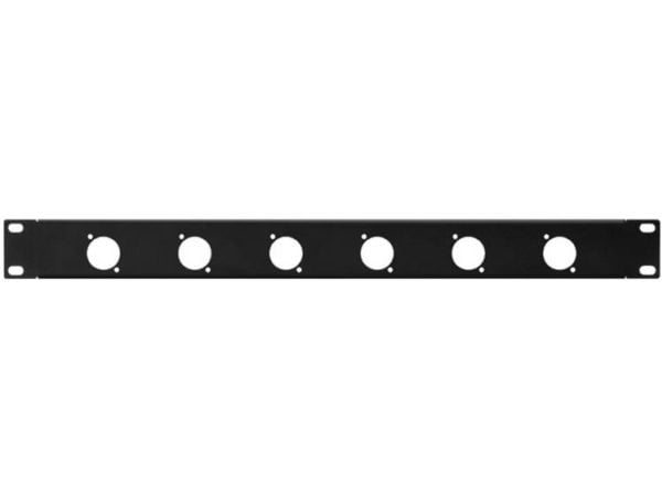 Monacor RCP-8731U, Svart, 1U, 482 mm, 44,2 mm